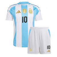 Maglie da calcio Argentina Lionel Messi #10 Prima Maglia Bambino Copa America 2024 Manica Corta (+ Pantaloni corti)